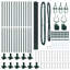 140cm H x 2500cm W Metal Border Fencing