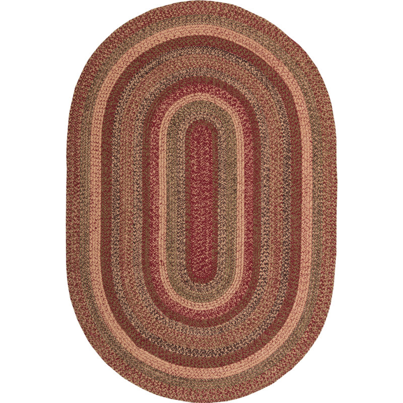 Bachet Geometric Indoor Rug, Oval 3" x 5'