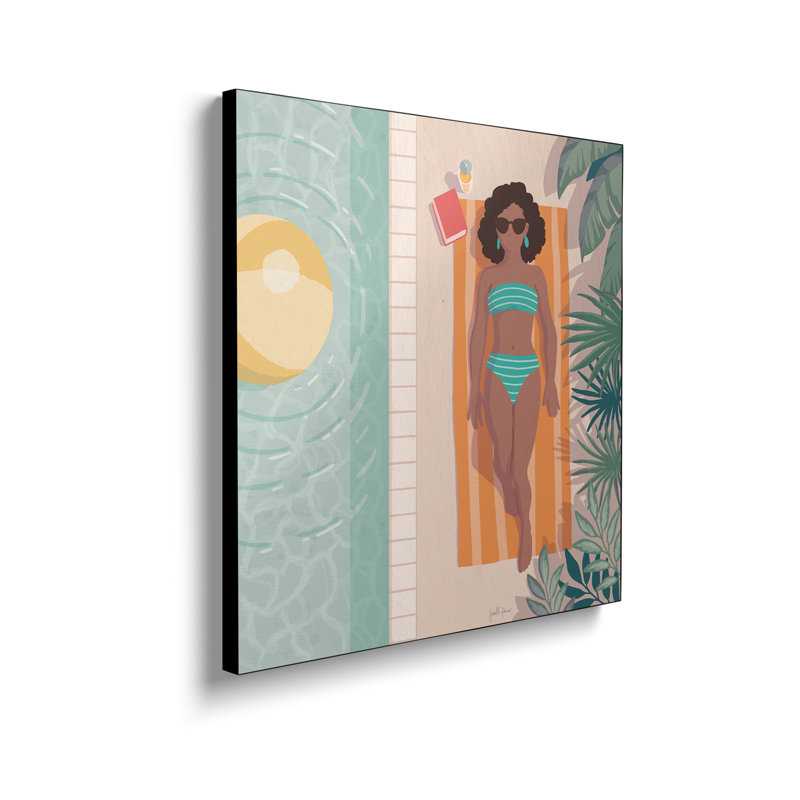 Reproduction d'art mural sur toile Steemplix, "Beach Babes III" par Janelle Penner