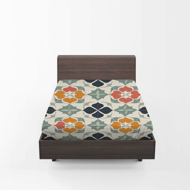 Pattern Fitted Sheet - Design Fitted Sheet for Beds, Twin XL Fitted Sheet