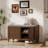 39.4" Fluted Shoe Cabinet Storage With Bench, 2-tier Entryway Bench With Adjustable Shelves And Detachable Cushioned Seat-285400825