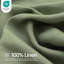 Ensemble de draps 100% lin, 6 pièces de draps en lin naturel français-115229685-115229687
