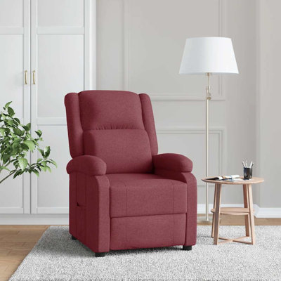  Recliner Chair Armchair Sofa Wing Back Chair Reclining Chair Fabric
