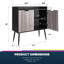 Jodie 91.2 cm Bar Cabinet Bar Cabinet