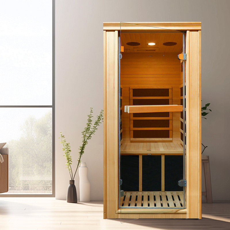 Poils de sauna infrarouge lointain pour une personne
