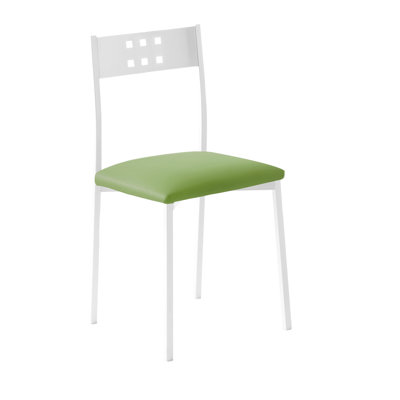 Adri 46cm H Upholstered Metal Side Chair