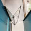 Porte de douche pivotante universelle à ajustement de 1 3/8 po avec finition en verre trempé de 1/4 po 3272-113930991