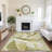 Premium Machine Washable Ashington AMF1836 Swirls Rug-2126559463