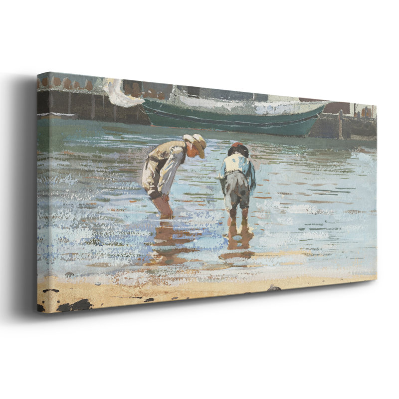 Série paysage - CCXLV - Toile tendue avec châssis - Prêt à accrocher, H 12 po x l 30 po