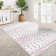 Keyniah Moroccan Machine Washable Area Rugs with Non-Slip Backing for Dining Room Office Entryway