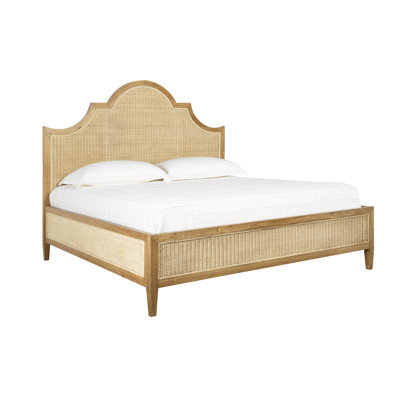 Furniture Classics Sherlock Mindi Wood & Rattan King Bed