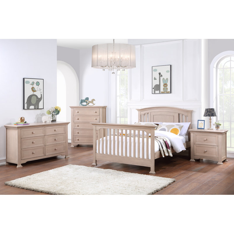 Imina 2 Drawer Nightstand, Sandy Beach