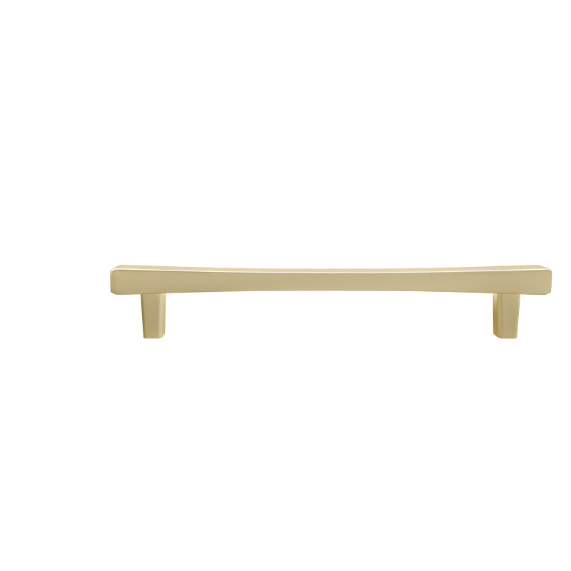 Diamond Tapered Bar / Handle Pull, Satin Brass, 6"