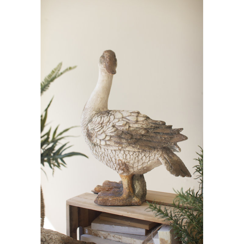  Tête de canard en faux béton 17,5 po H