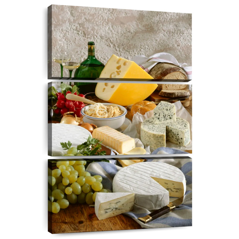 Yarlin Bavarian Cheeses, 32" H x 20" W