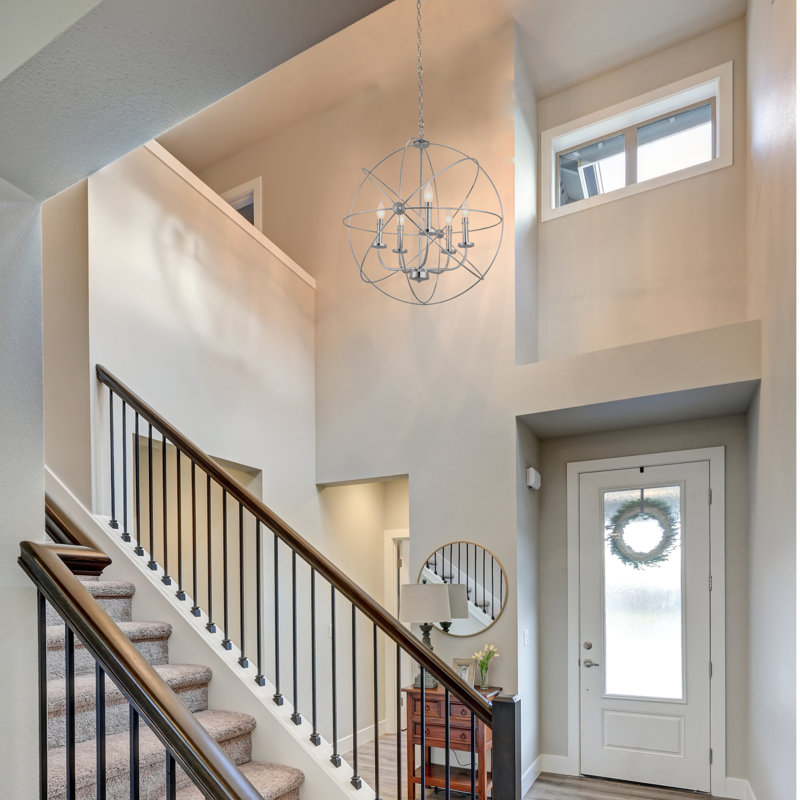 Aarno 5 - Light Dimmable Globe Chandelier