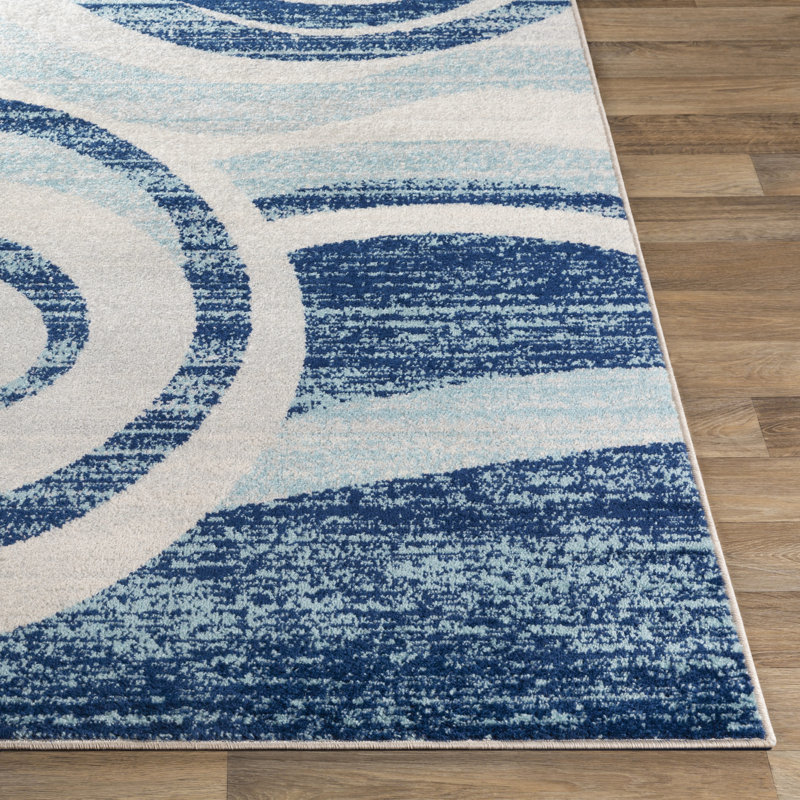 Tapis bleu, Rectangle 5 pi 3 po x 7 pi 3 po
