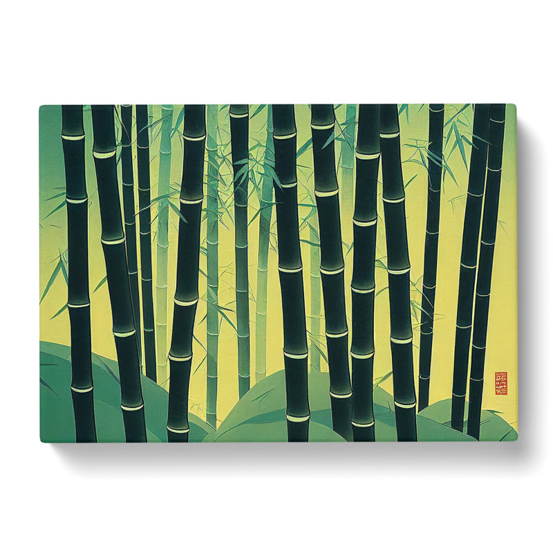 Majestic Bamboo Forest - Wrapped Canvas