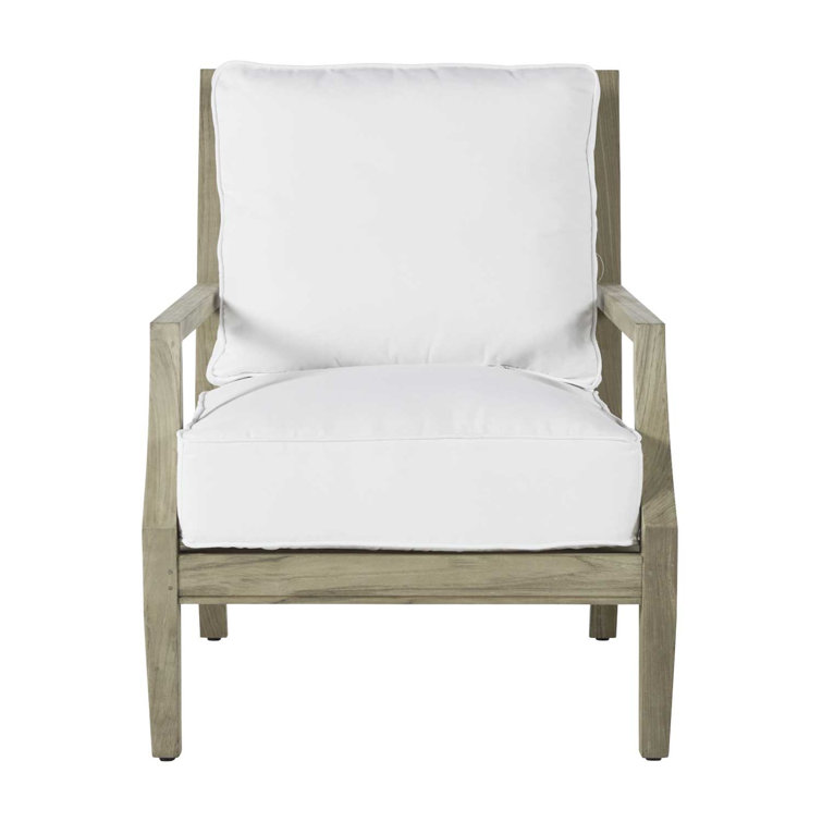 Chaise longue d'extérieur en teck Haley