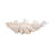 Bequette Resin Polyresin Coastal Decorative Clam Shell Bowl with Sculptural Wavy Rim - Elegant Modern Accent Bowl for Display or Storage - Stylish Textured Centerpiece for Home Decor-127047623