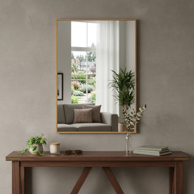 Beunca Metal Framed Bathroom Vanity Mirror