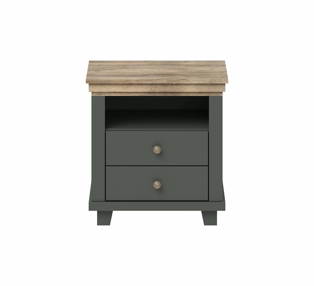 Aaryon 52cm W Manufactured Wood Bedside Table