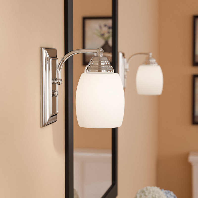 Allston Dimmable Bath Sconce, Chrome