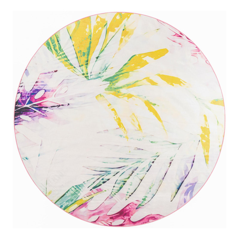 Jill Zarin Aruba Caribbean Indoor/Outdoor Rug, Round 10'
