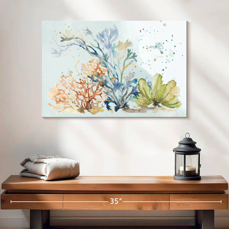 Brampt sous les plantes marines, H 16 po x l 24 po