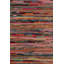 Rug & Kilim's Moroccan Tribal Runner In Pink, With Multicolor Striped Patterns-847352995