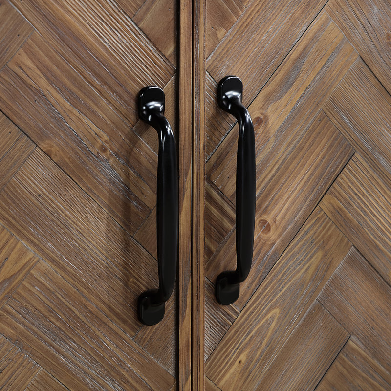 Ensemble de meuble-lavabo simple avec miroir Javier, Gris antique