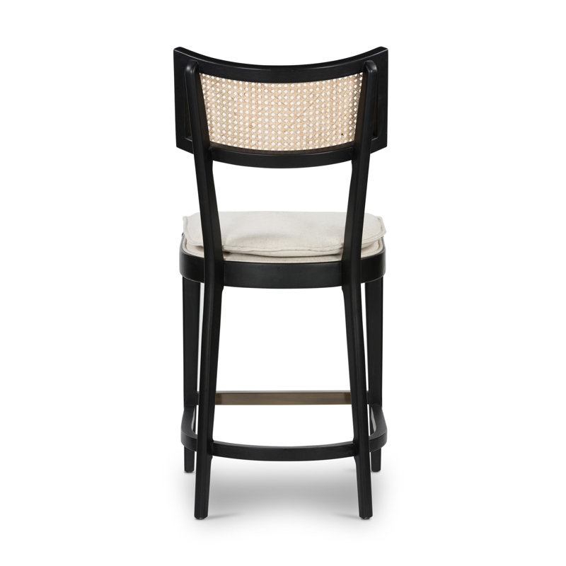 Britt Counter & Bar Stool, Black, Counter Stool (26" Seat Height), Cream