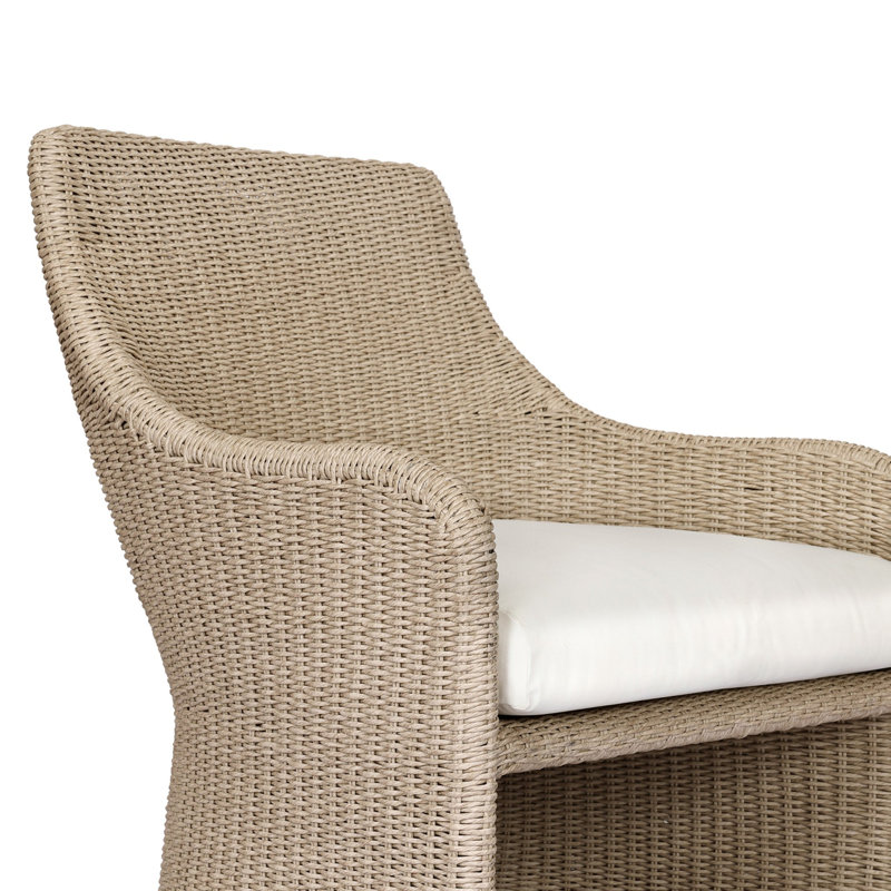 Blaire Outdoor Lounge Chair, Vintage White