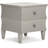 Jupiter Arlan End Table Nightstand with Drawers