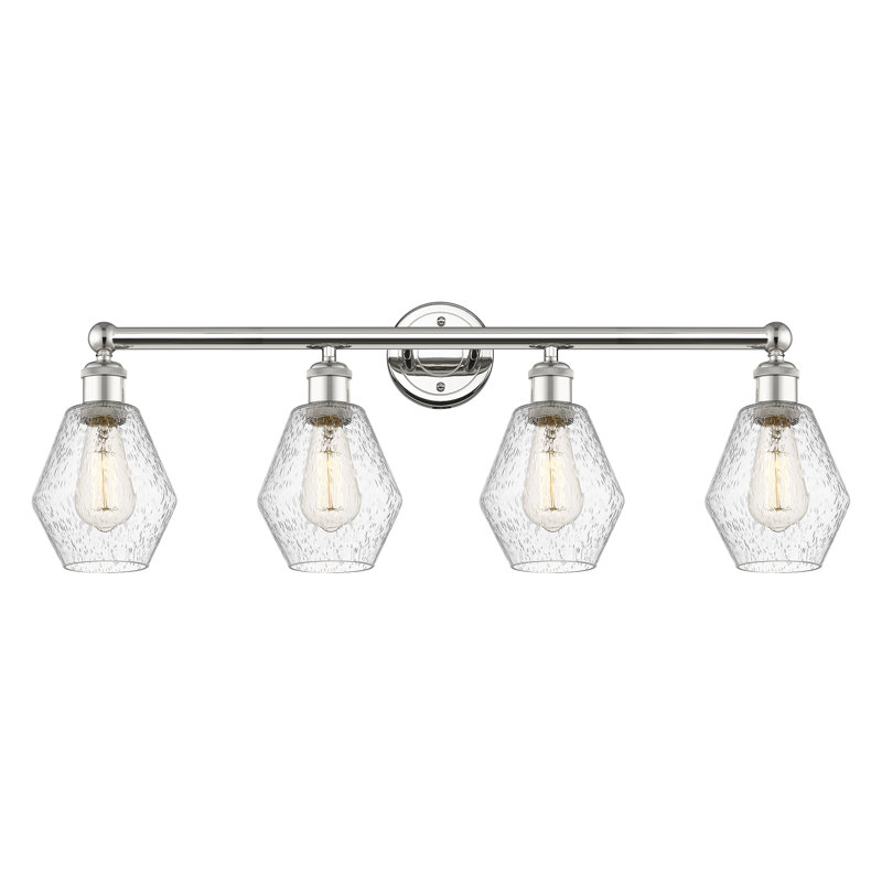 Gabbie 4 - Light Dimmable Vanity Light, Polished Nickel, Seedy