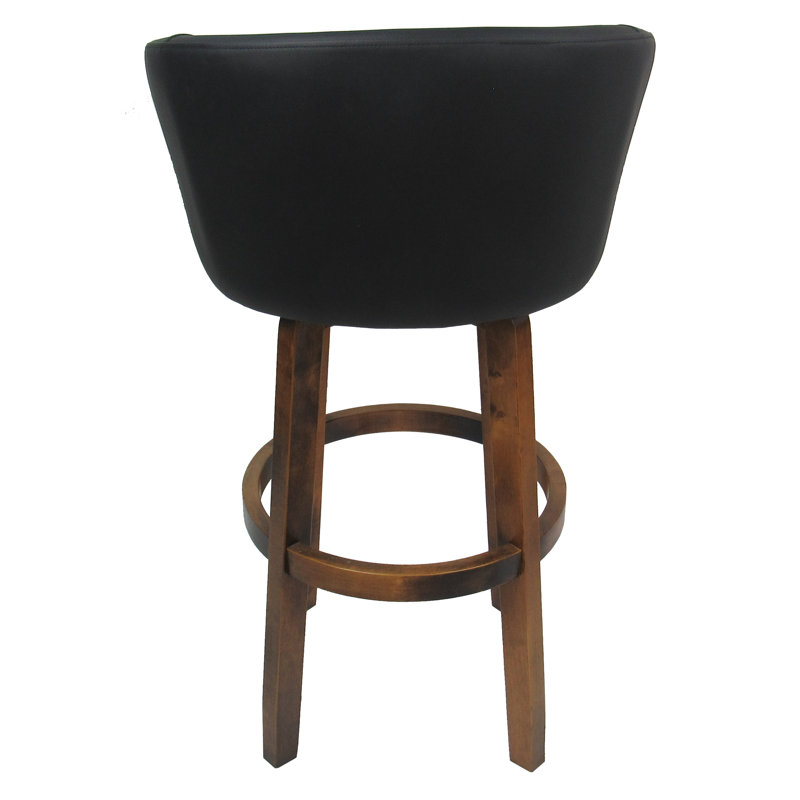 Tabouret pivotant Aghilas, Lave noire, Tabouret de bar (siège d’une hauteur de 30 po)