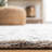 Vermont Hand Woven Wool/Cotton Geometric Rug in Ivory/Gray-1164009834