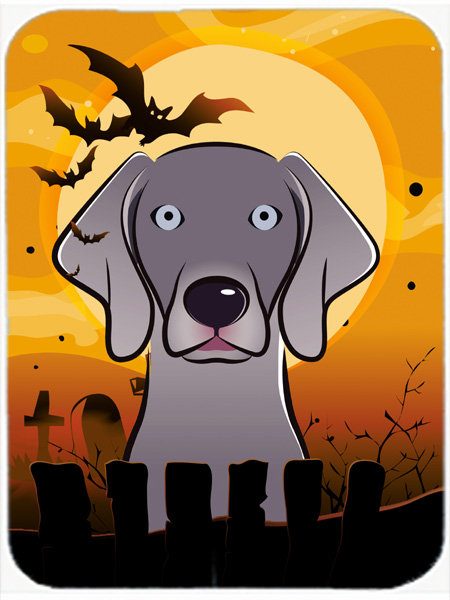 Eila Weimaraner Glass Cutting Board