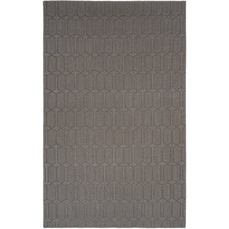 Timikia Jute/Sisal Geometric Rug, Rectangle 3' x 5'