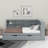 Twin Size Daybed With Trundle, Shelf And USB-1552228456