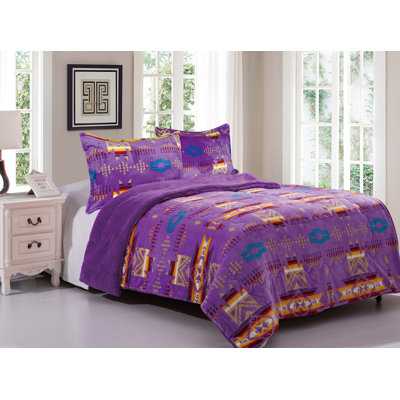 Polyester Geometric Shapes Comforter Set