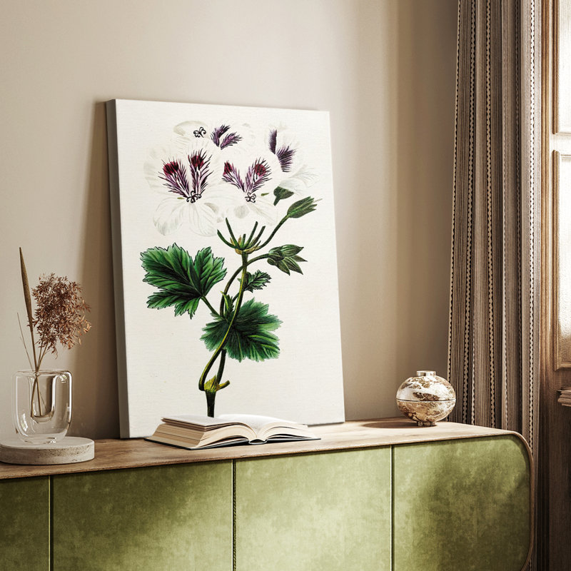 AntiqueFloralFolioIX - Galerie Cavas sur mesure, H 48 po x l 32 po