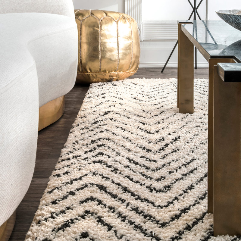 Tapis blanc cassé Reagan, Rectangle 4 pi x 6 pi