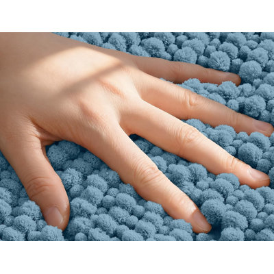 Tapis de bain épais en chenille épaisse 20 po x 30 po