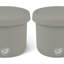 Silipint: Bols à couvercle en silicone de 10 oz: Paquet de 2 pierres de lune incassables, flexibles, four à micro-ondes, lave-vaisselle, antidérapant