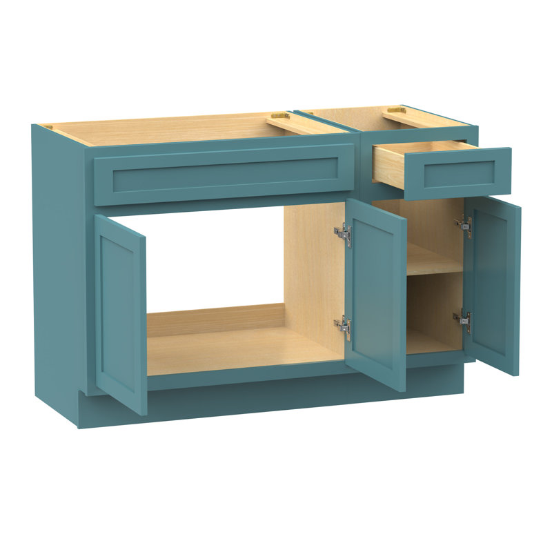 Base de meuble-lavabo simple 54 po, Sarcelle