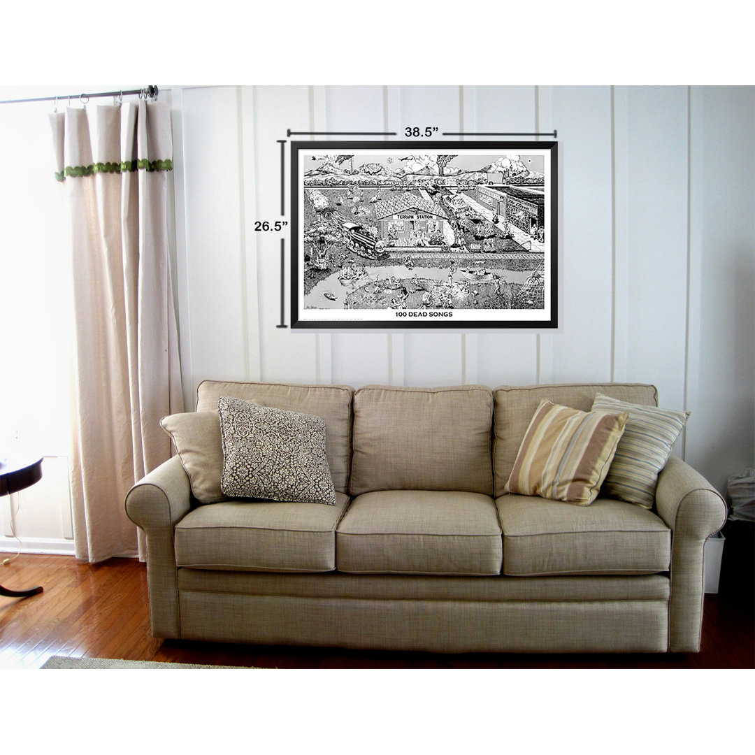 " Grateful Dead 100 Songs " Buy Art For Less