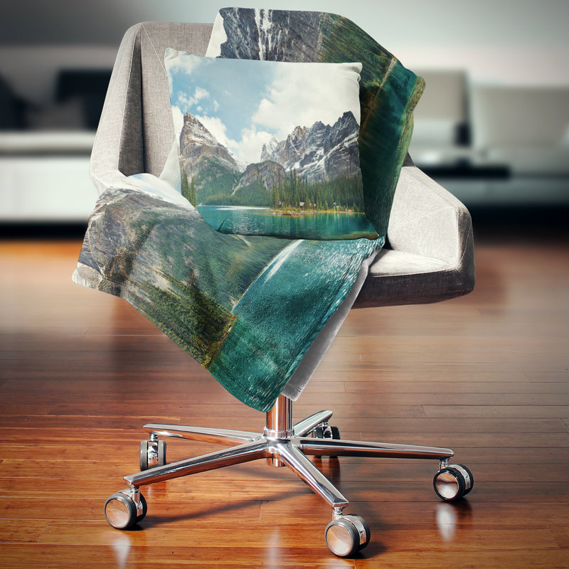 Coussin Yoho National Park, 16 po x 16 po, Coussin décoratif