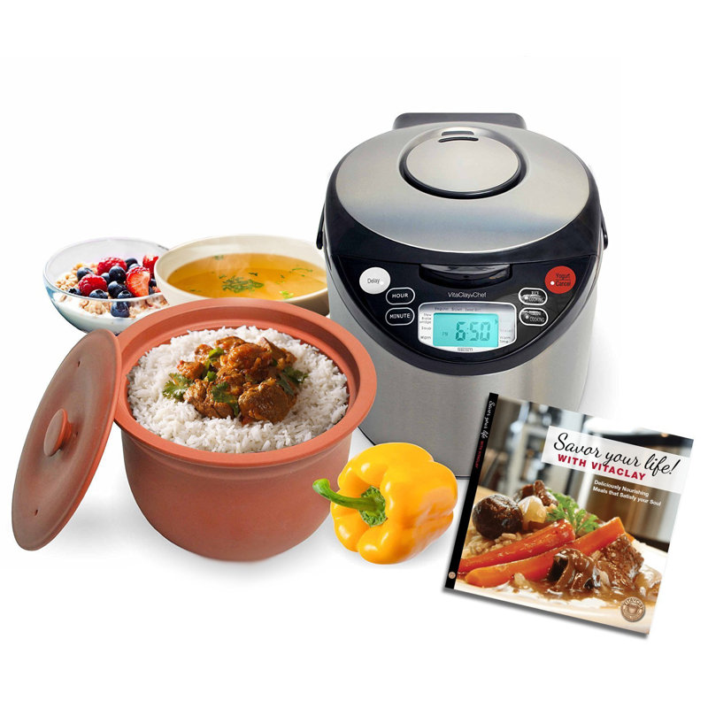 Vitaclay Organic Multi-Cooker, 8 Qt