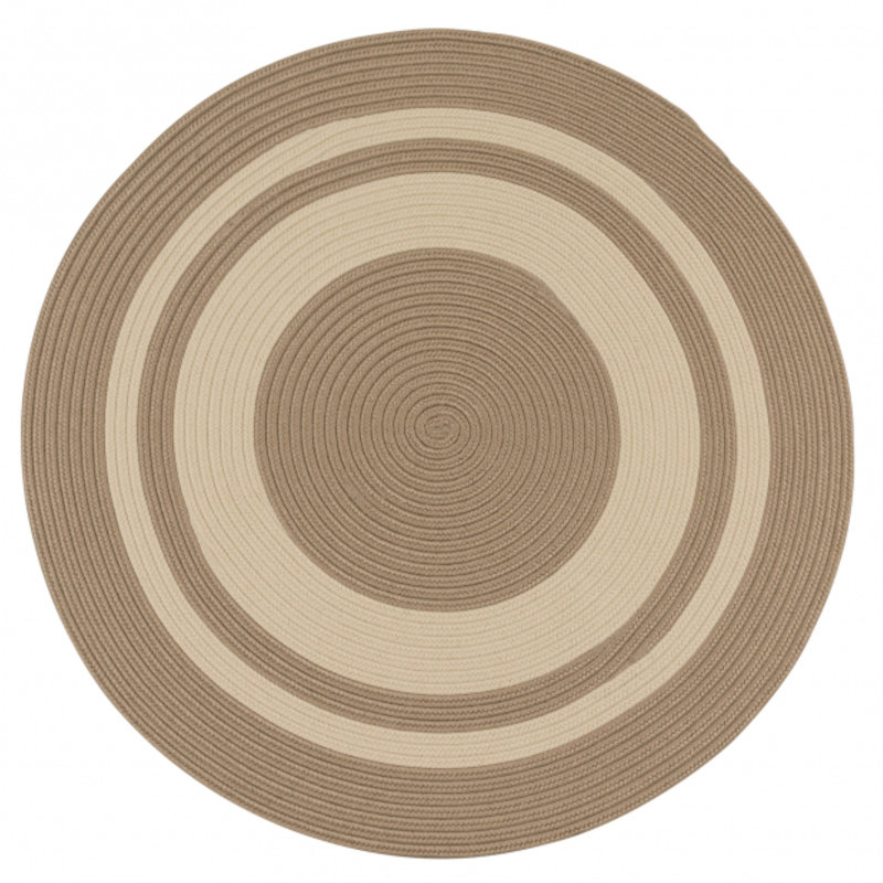 Tapis intérieur / extérieur Don - Sable, Rond 7 pi